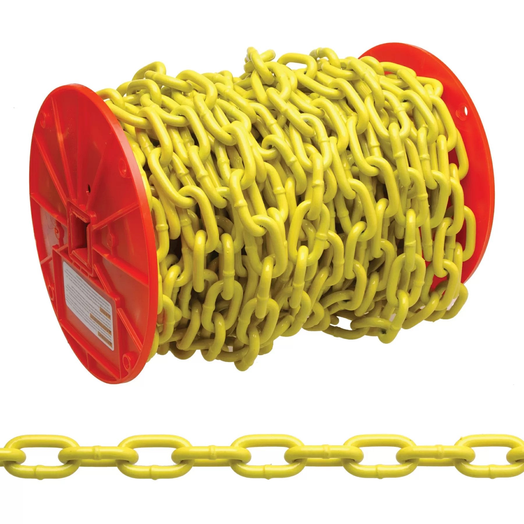 Campbell® 3/16" Grade 30 Proof Coil Chain, Yellow Polycoat - QC Supply - 