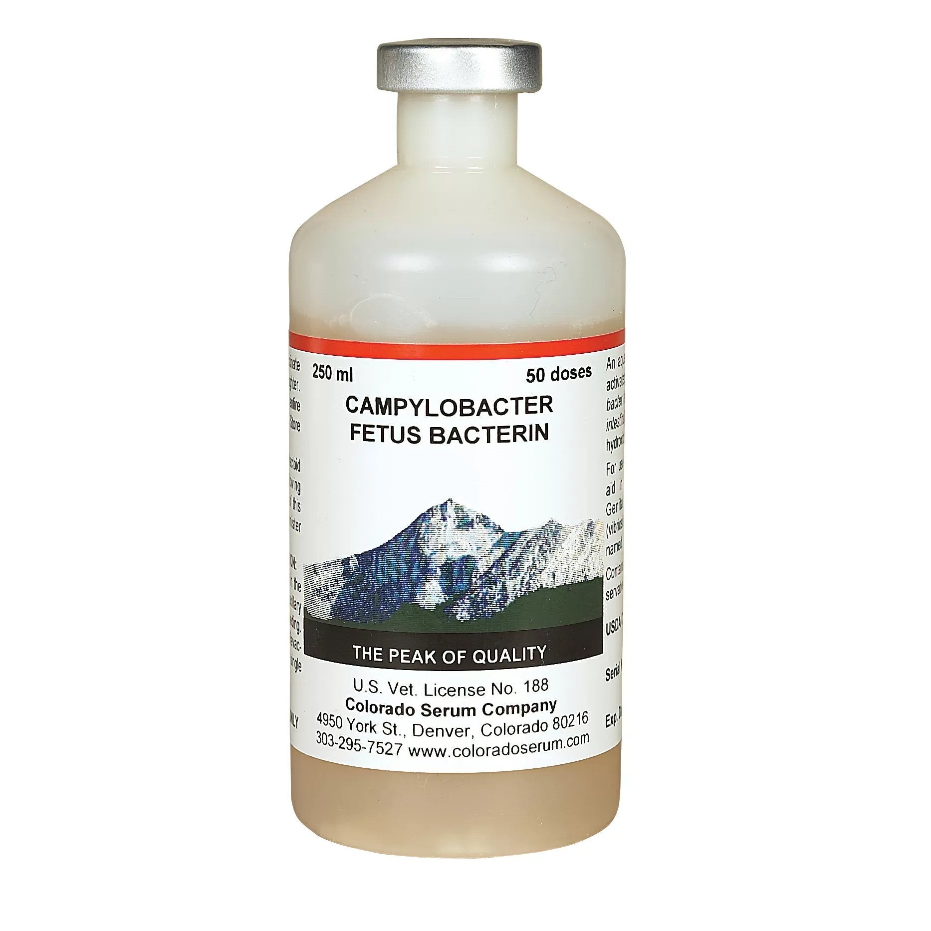 Campylobacter Fetus Bacterin - Ovine (Colorado Serum) - 50 Dose - QC Supply - 