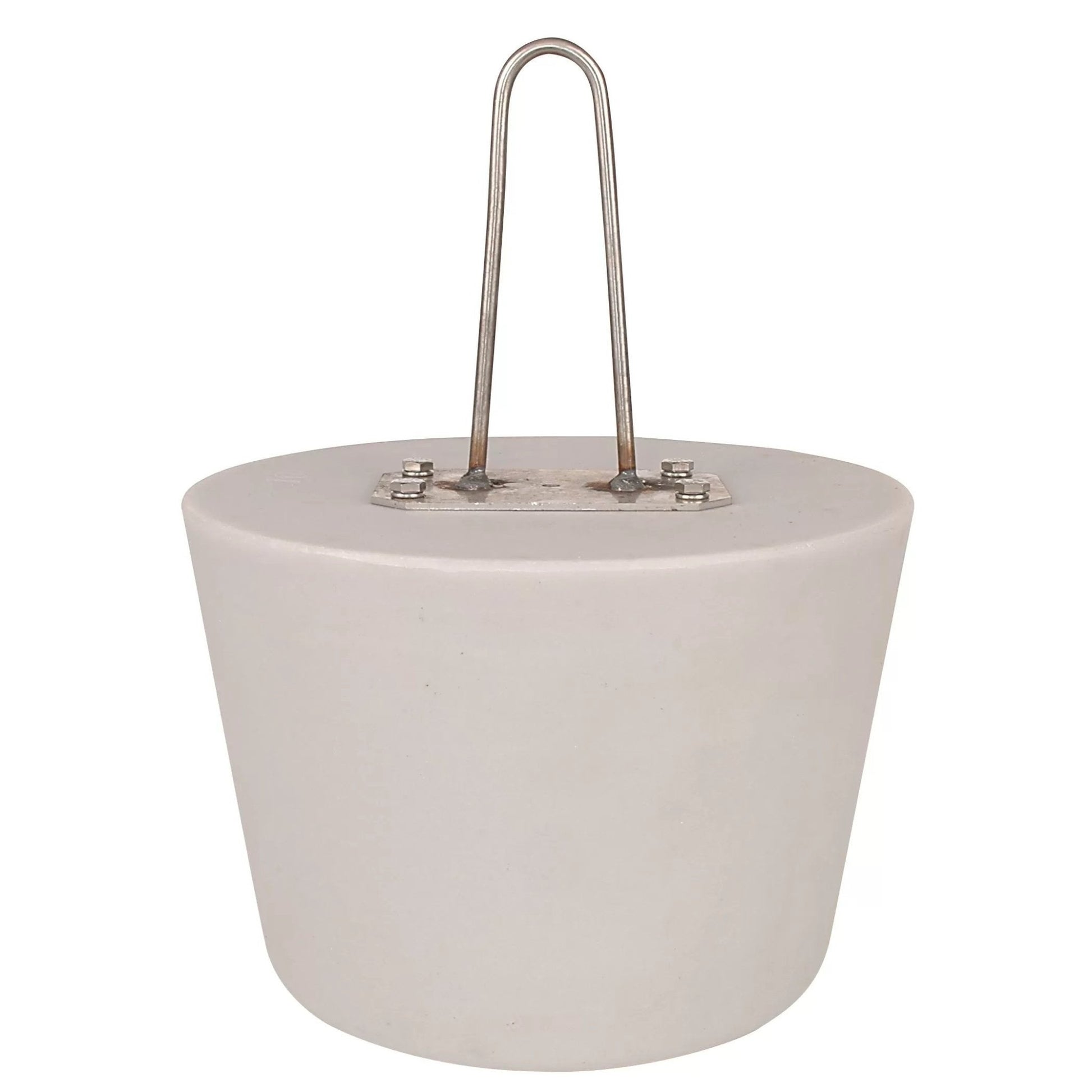 Capped Gutter Plug With Loop Plate - 10" - QC Supply - 