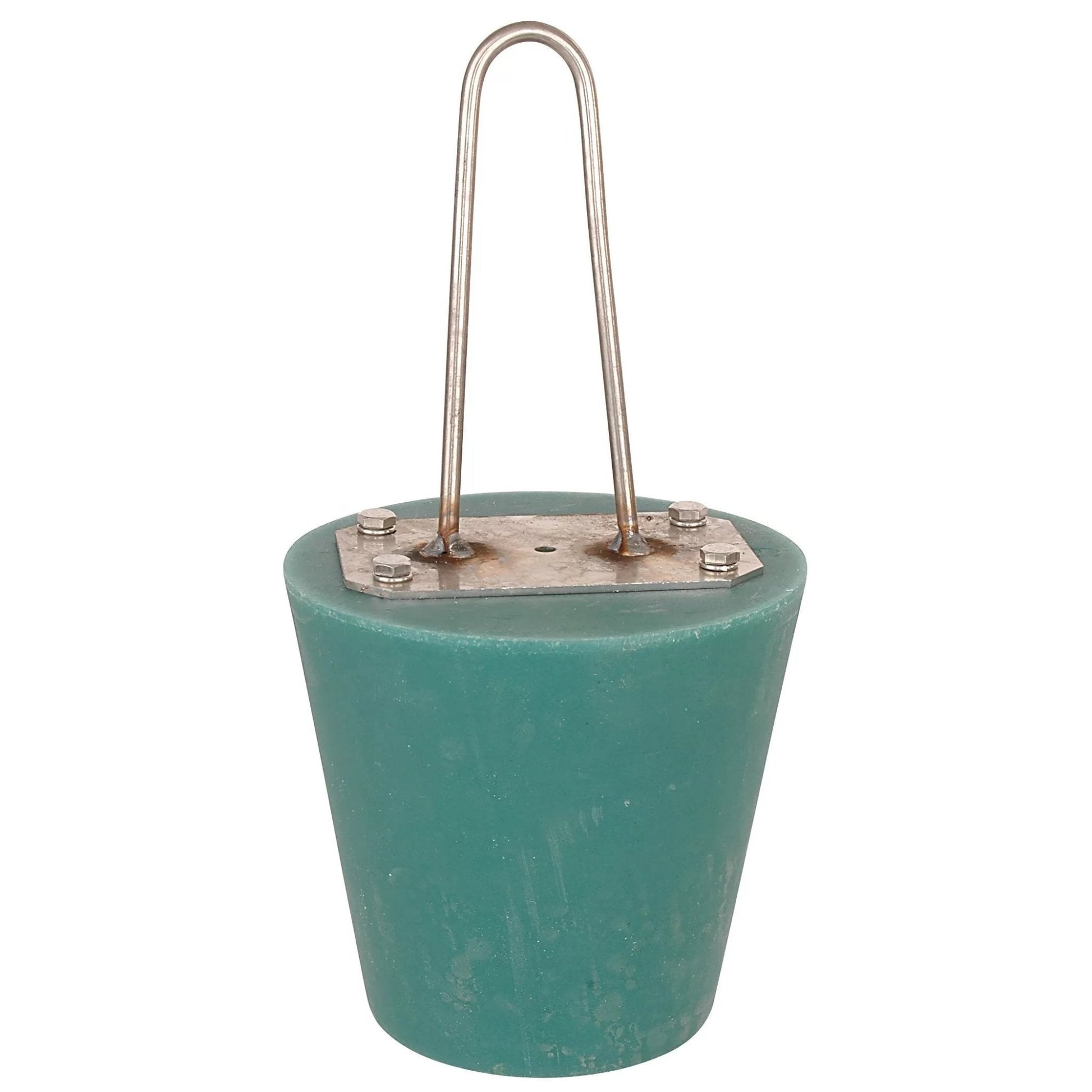 Capped Gutter Plug With Loop Plate - 6" - QC Supply - 