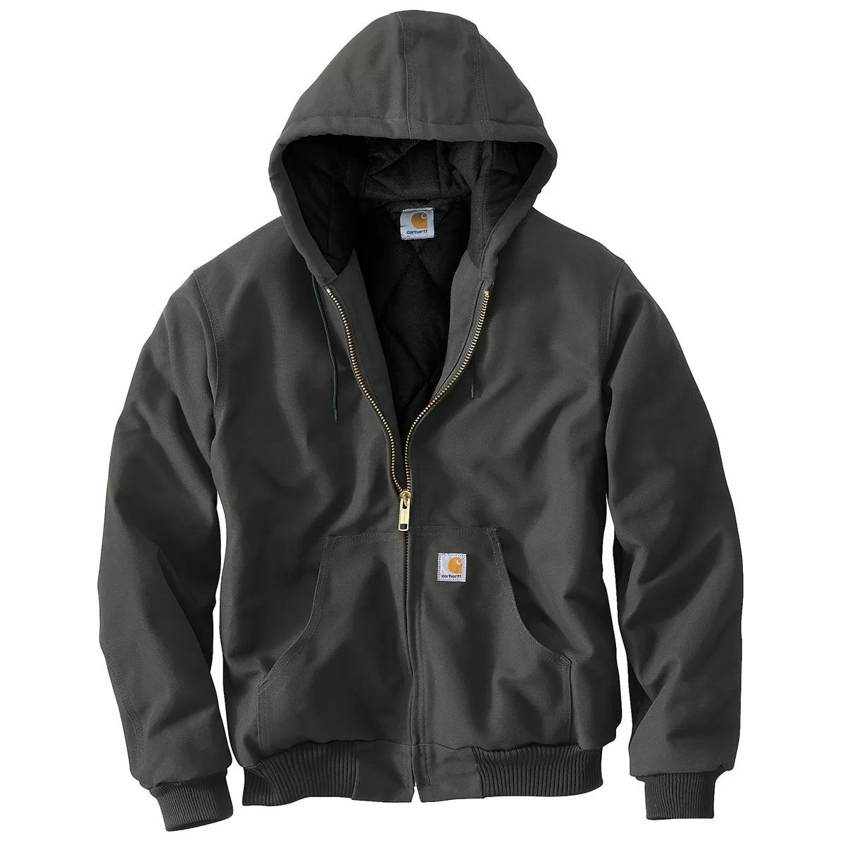 Carhartt® Duck Quilted Flannel Lined Jacket - QC Supply - 