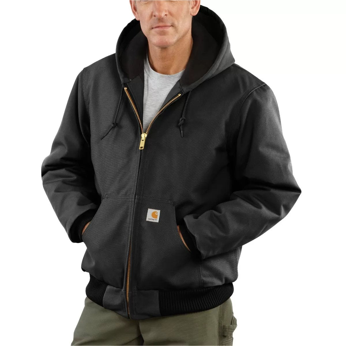 Carhartt® Duck Quilted Flannel Lined Jacket - QC Supply - 