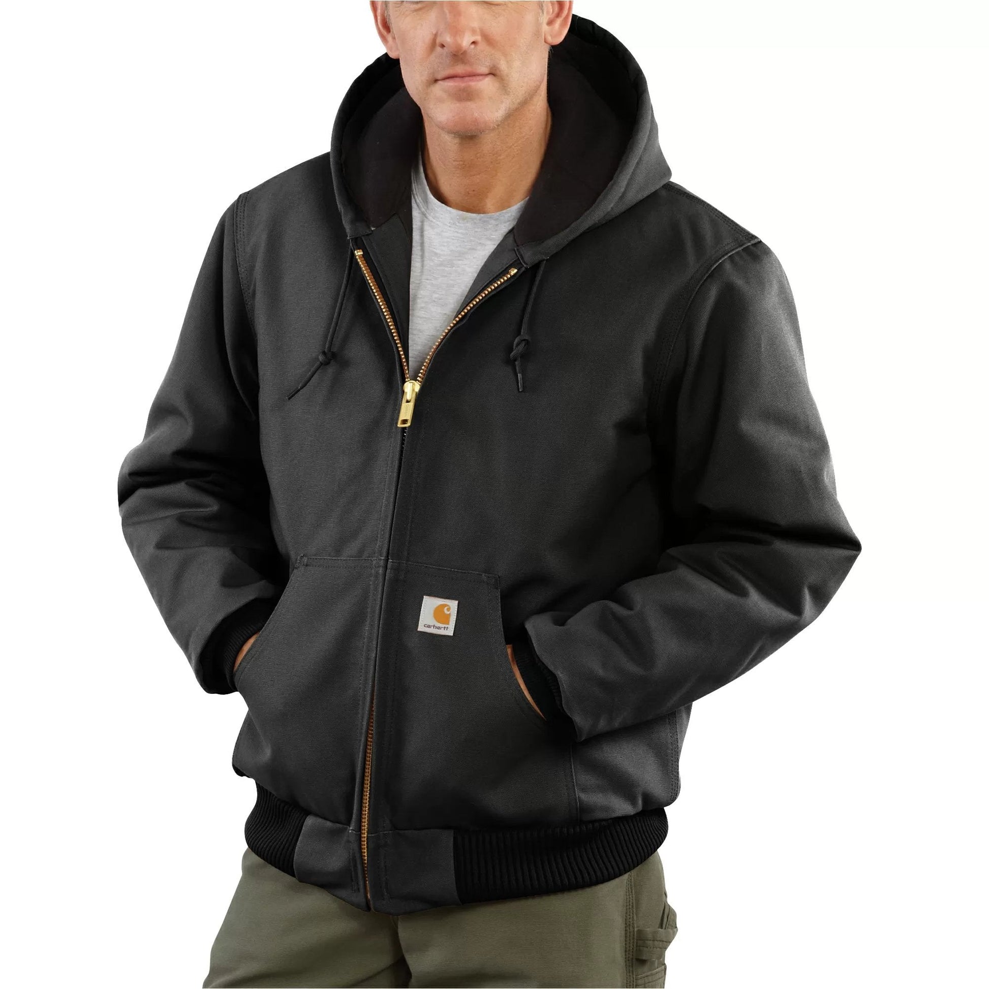 Carhartt® Duck Quilted Flannel Lined Jacket - QC Supply - 