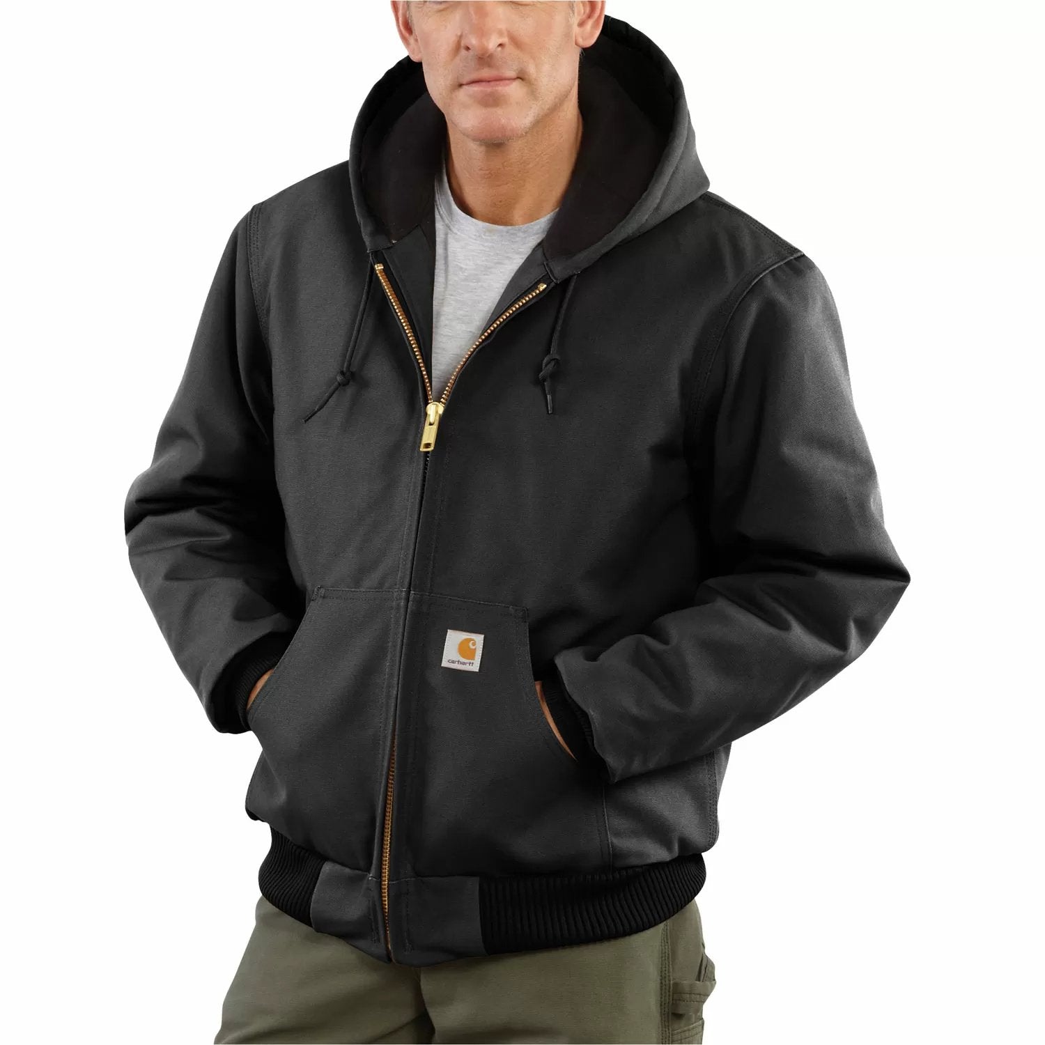 Carhartt® Duck Quilted Flannel Lined Jacket - QC Supply - 