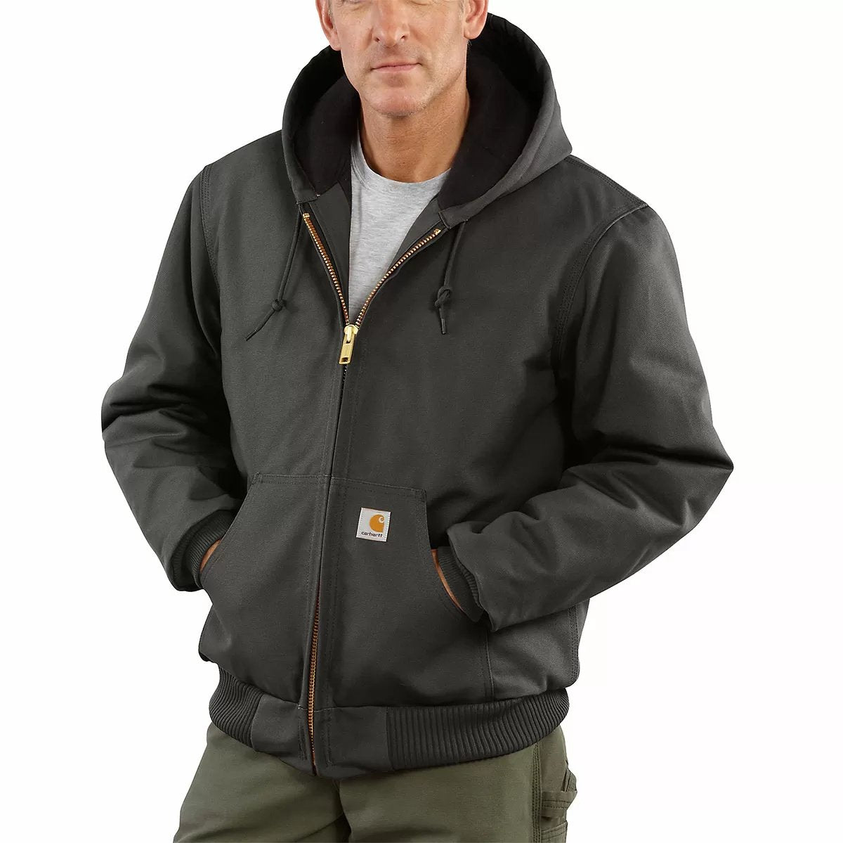 Carhartt® Duck Quilted Flannel Lined Jacket - QC Supply - 