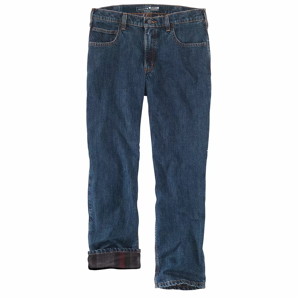 Carhartt® Relaxed Fit Flannel - Lined 5 - Pocket Jeans - QC Supply - 