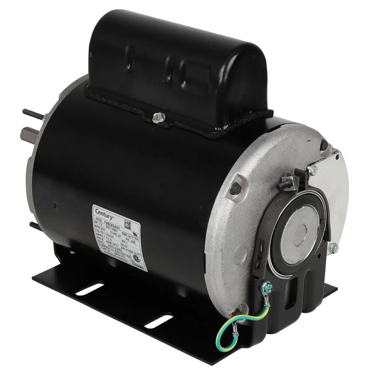 Century® CO39A Single Speed Fan Motor - 1/2 HP - QC Supply - 
