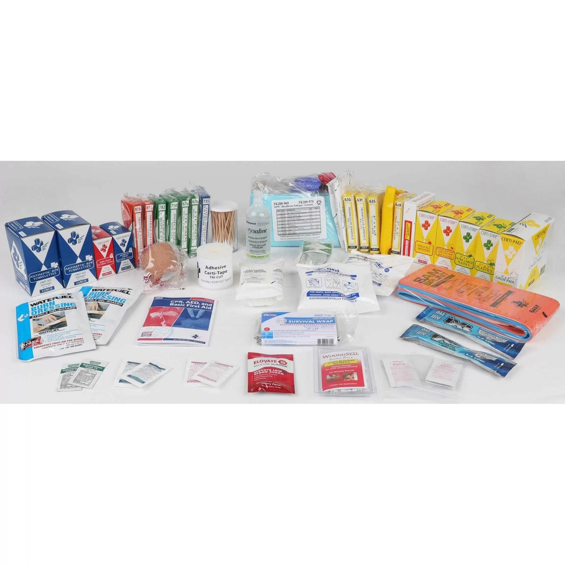 Class B Industrial First Aid Kit Refill - 343 Pieces - QC Supply - 