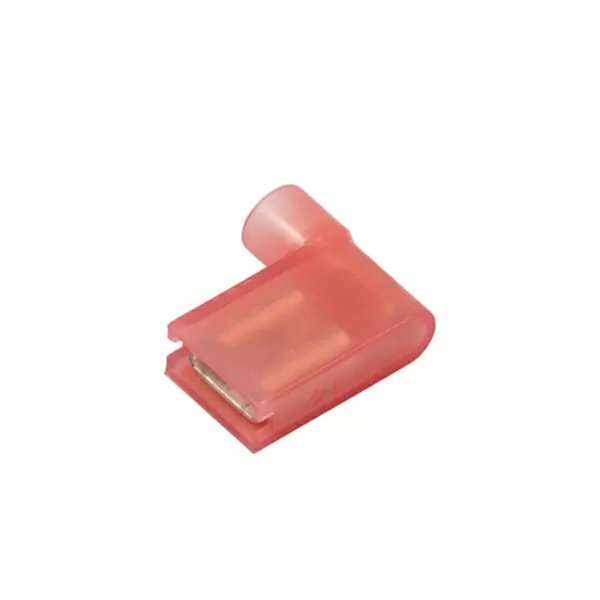 Clear Nylon - Insulated Push - On Flag Terminals 22 - 18 Ga. - QC Supply - 