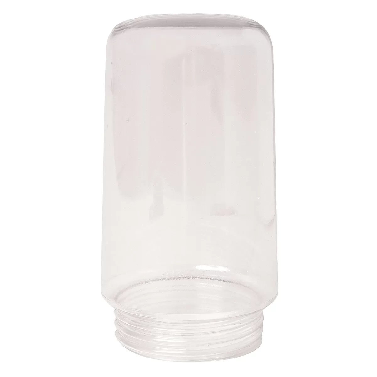 Clear Smooth Plastic Globe - 6" - QC Supply - 
