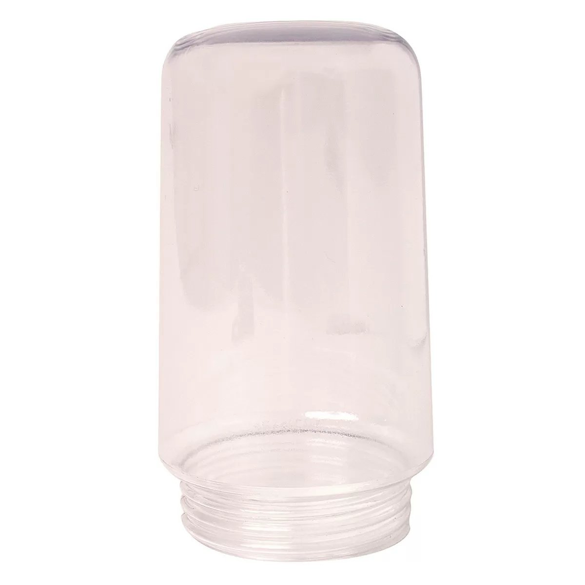 Clear Smooth Plastic Globe - 8" - QC Supply - 