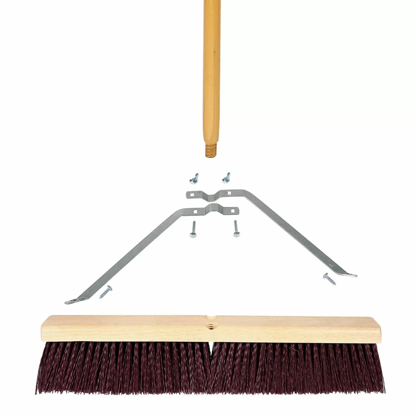 Coarse Sweep Brooms With Wood Handle - QC Supply - 