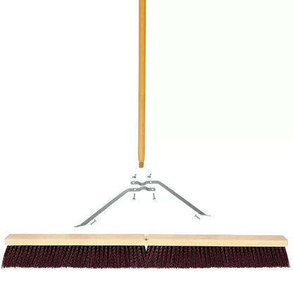 Coarse Sweep Brooms With Wood Handle - QC Supply - 