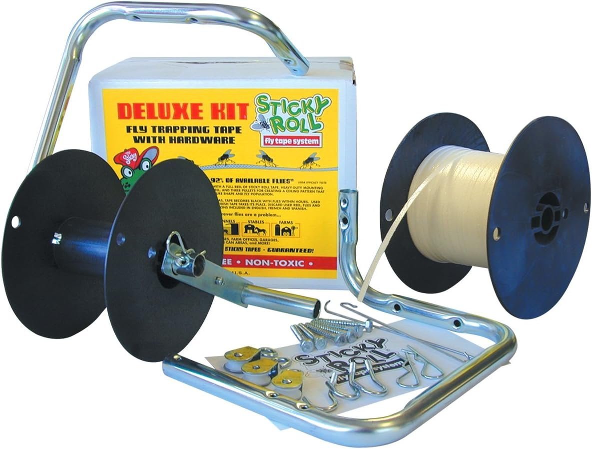 Coburn Sticky Roll Fly Tape 1000' Deluxe Kit with Hardware - QC Supply -