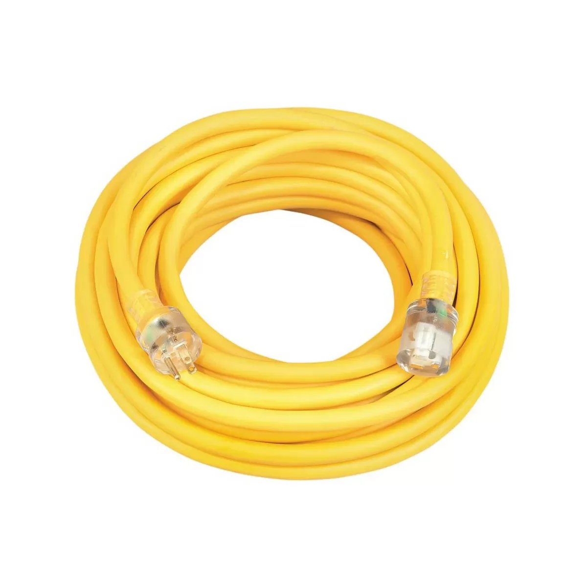 Coleman Cable10/3 SJTW Yellow Vinyl Outdoor Extension Cord - QC Supply - 