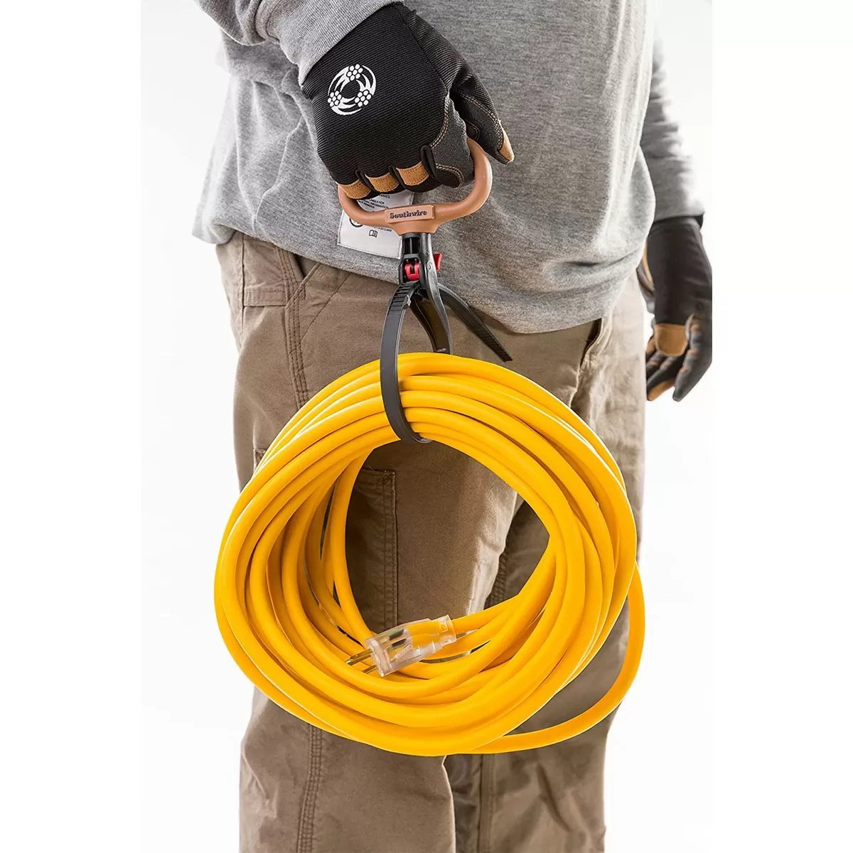 Coleman Cable10/3 SJTW Yellow Vinyl Outdoor Extension Cord - QC Supply - 