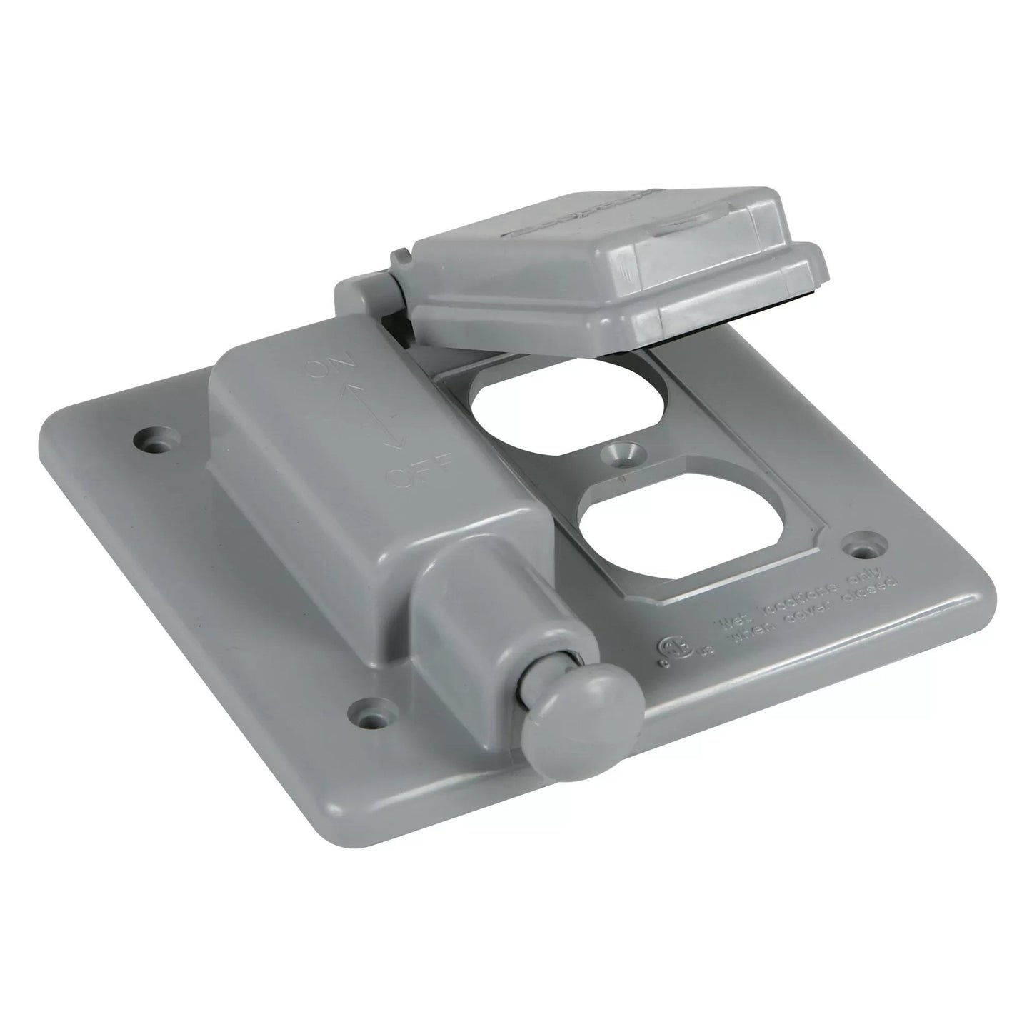 Combination Switch Cover & Duplex Receptacle - QC Supply - 