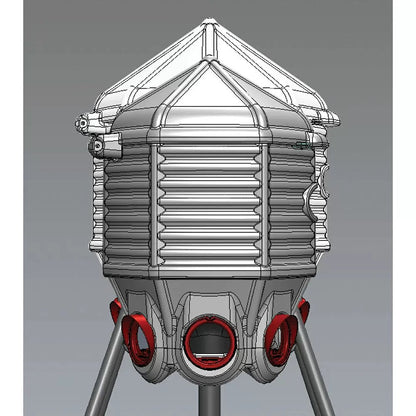 CoopWorx Feed Silo II w/X - Base - QC Supply - 