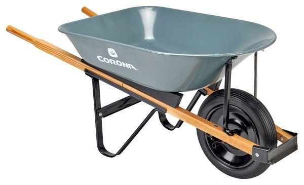 Corona® 5 Cu. Ft. Steel Wheelbarrow with Wood Handles - QC Supply - 