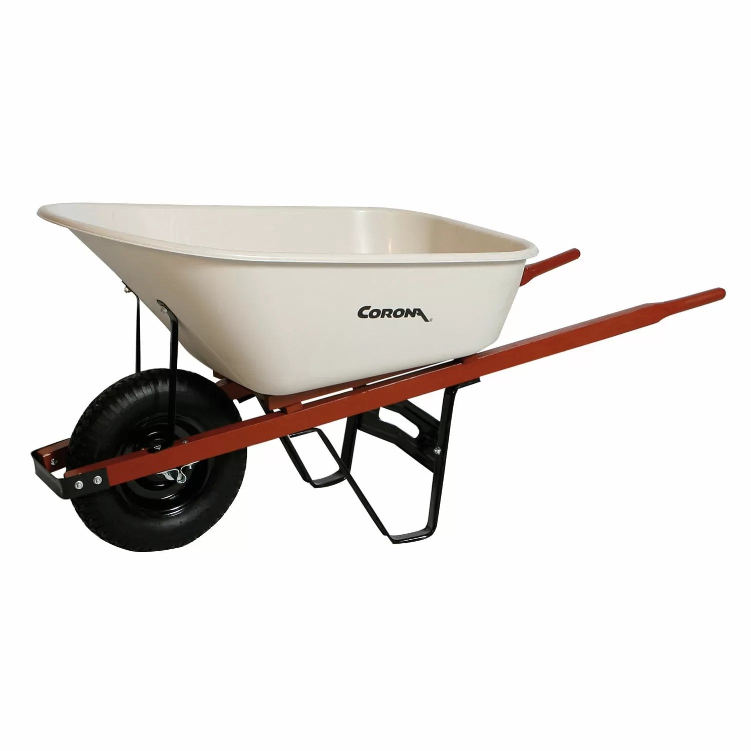 Corona® 6 Cu. Ft. Wheelbarrow With Wood Handles - QC Supply - 