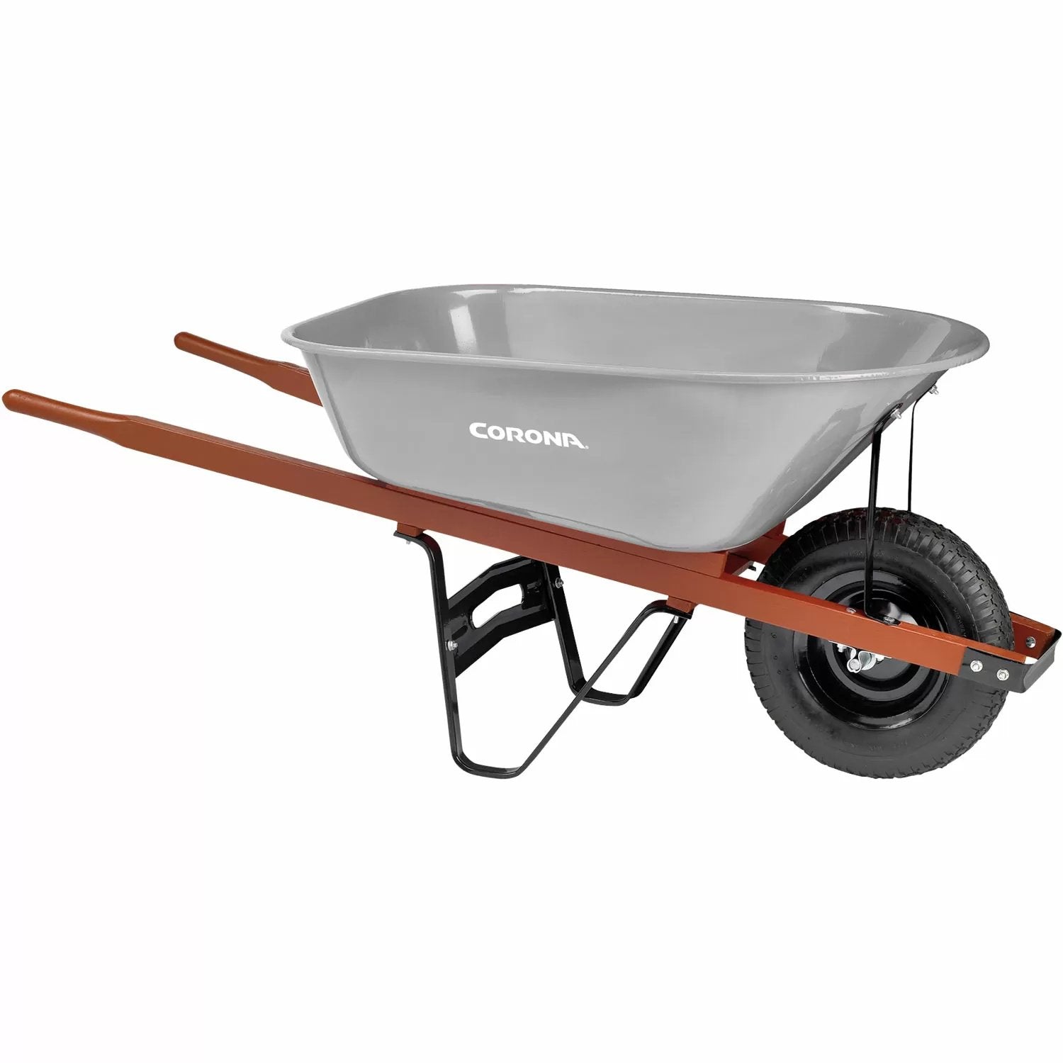 Corona® 6 Cu. Ft. Wheelbarrow With Wood Handles - QC Supply - 