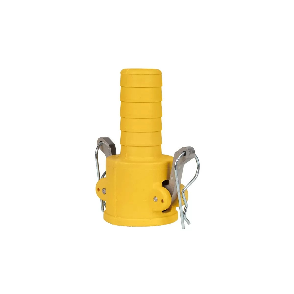 Coupler x Hose Barb with Stainless Steel Handle - QC Supply - 