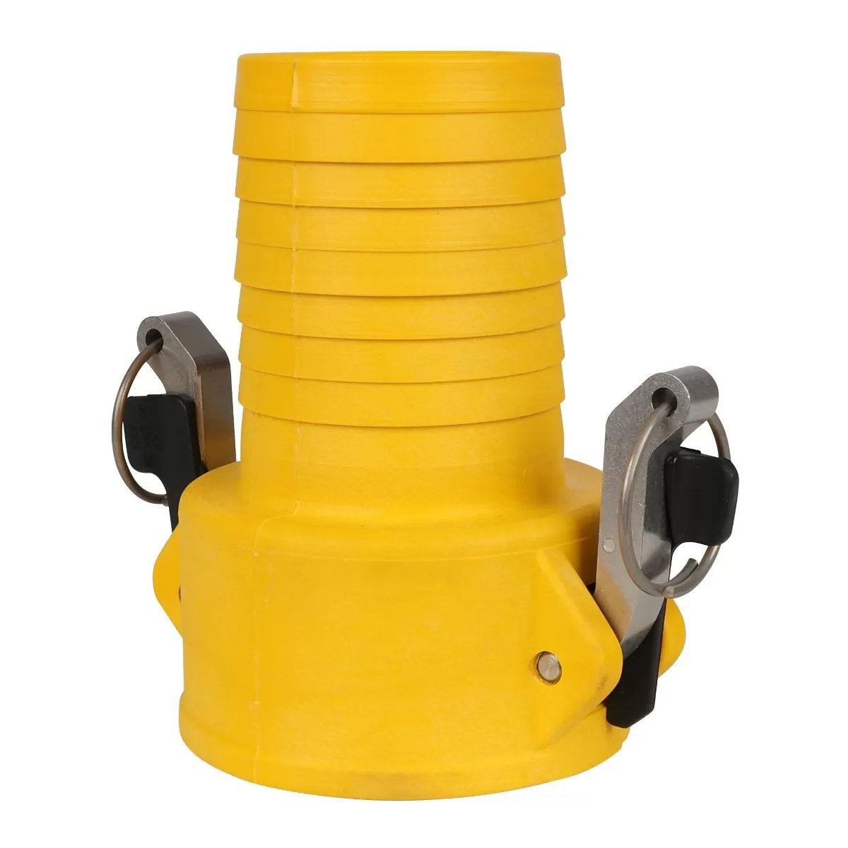 Coupler x Hose Barb with Stainless Steel Handle - QC Supply - 