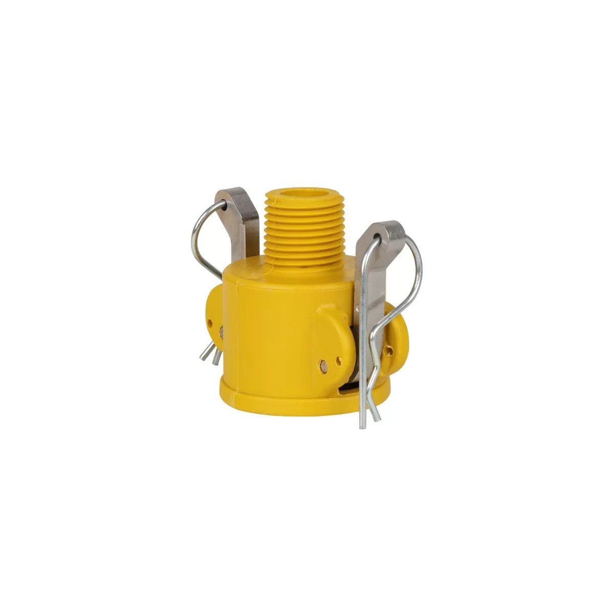 Coupler x Male NPT with Stainless Steel Handle - QC Supply - 