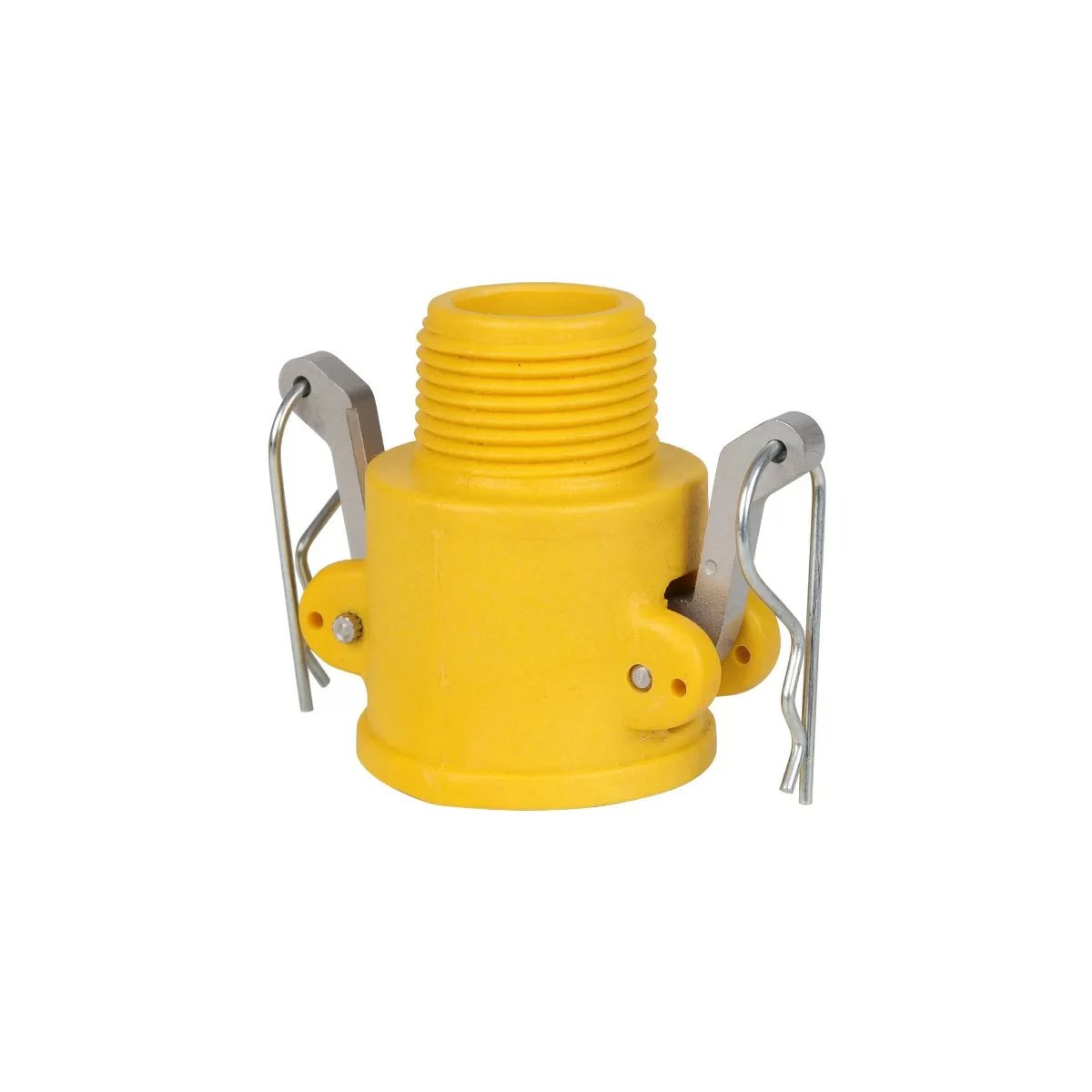 Coupler x Male NPT with Stainless Steel Handle - QC Supply - 