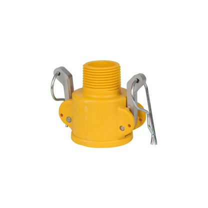 Coupler x Male NPT with Stainless Steel Handle - QC Supply - 