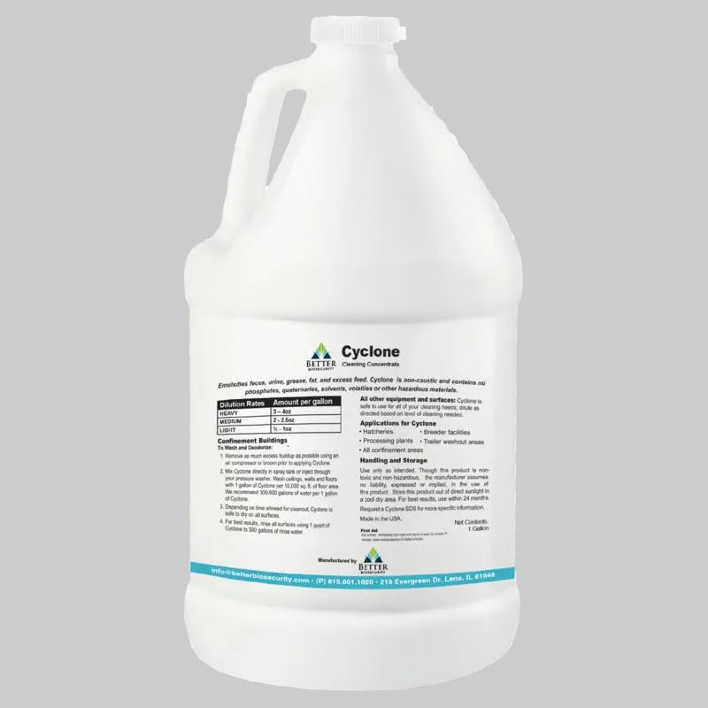 Cyclone Cleaning Concentrate - 1 Gal - QC Supply - 