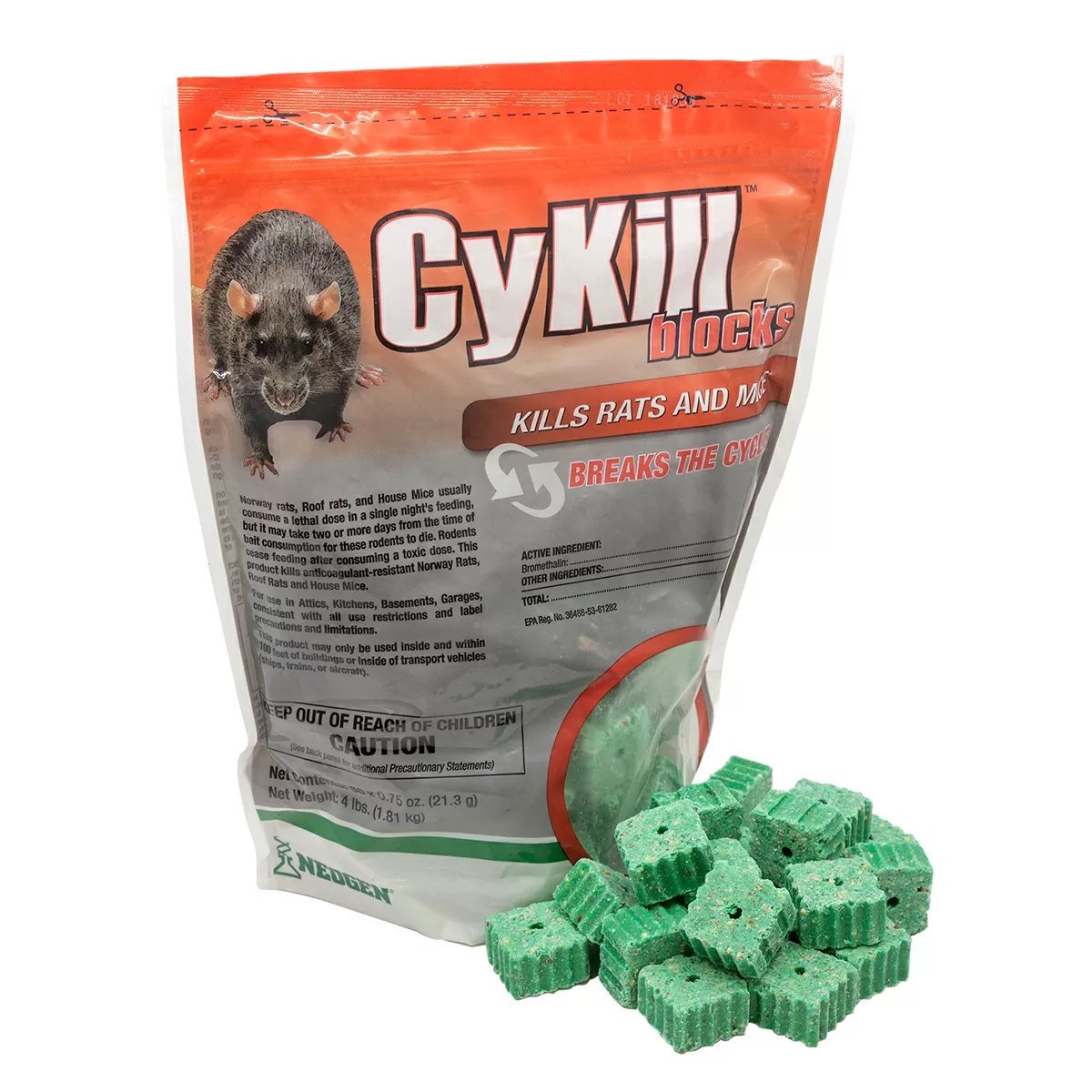 CyKill™ Blocks - 4 lb bag - QC Supply - 