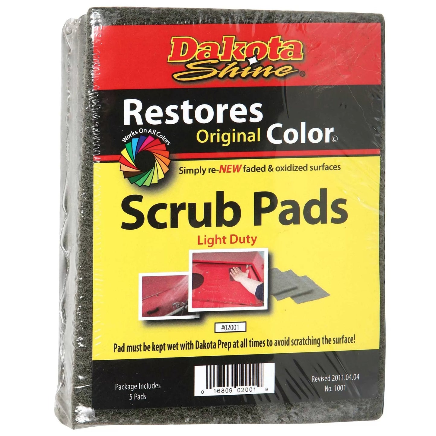 Dakota Shine® Light - Duty Scrub Pads - QC Supply - 