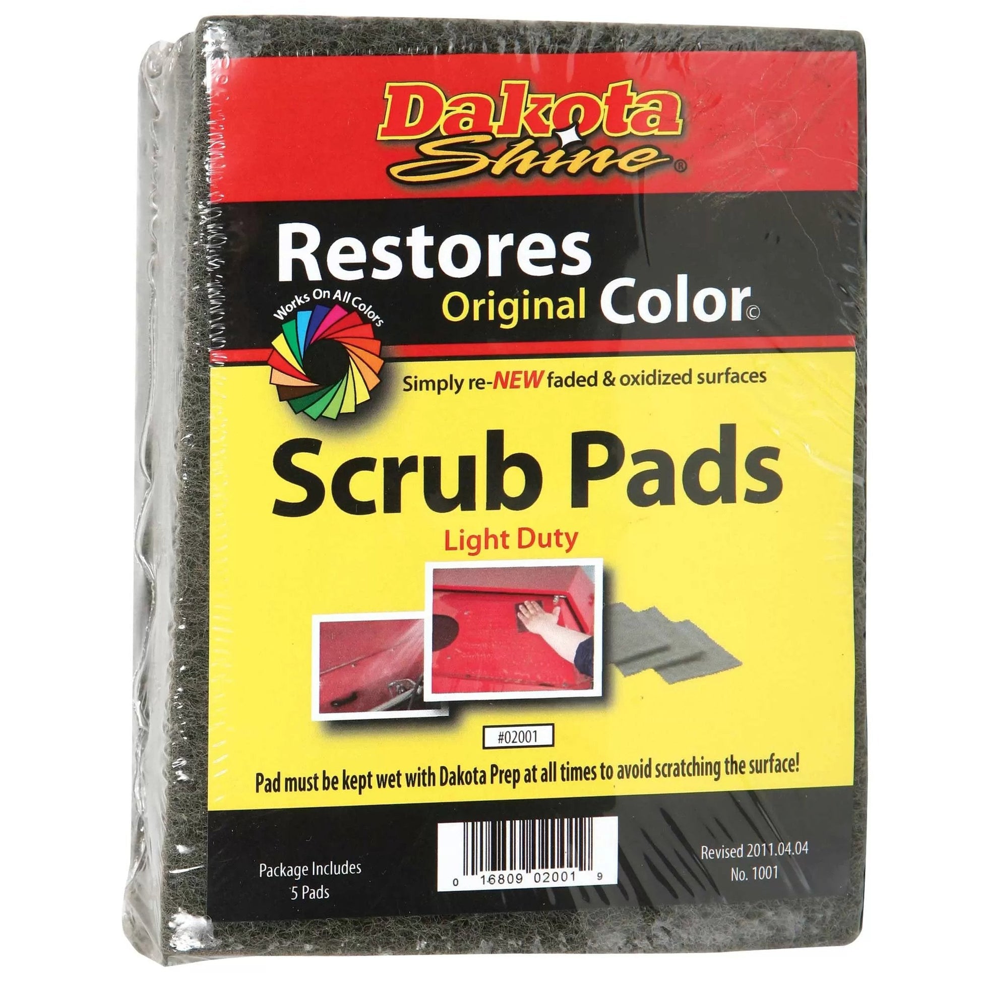 Dakota Shine® Light - Duty Scrub Pads - QC Supply - 
