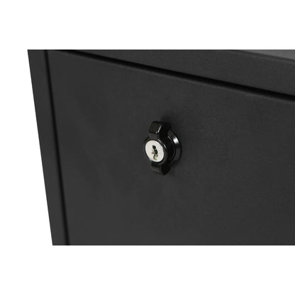 DeeZee® Black Steel Wheel Well Tool Box - QC Supply - 