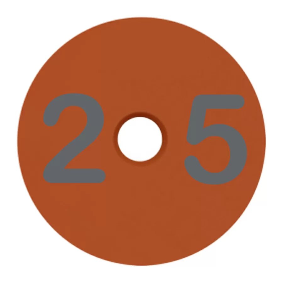 Destron Fearing™ Duflex® Small Round Piglet Numbered Ear Tags - 25/Bag - QC Supply - 