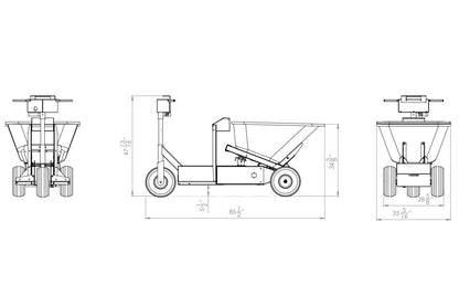 DM Carts D - 10 Dump Cart - QC Supply - 