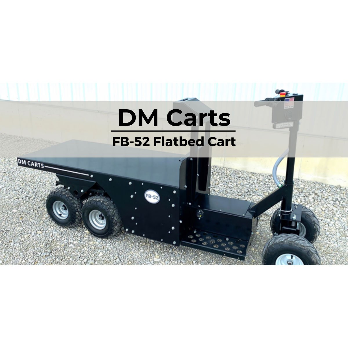 DM Carts F - 5 Flatbed Cart - QC Supply - 