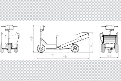 DM Carts G - 10 Conveyor Cart - QC Supply - 