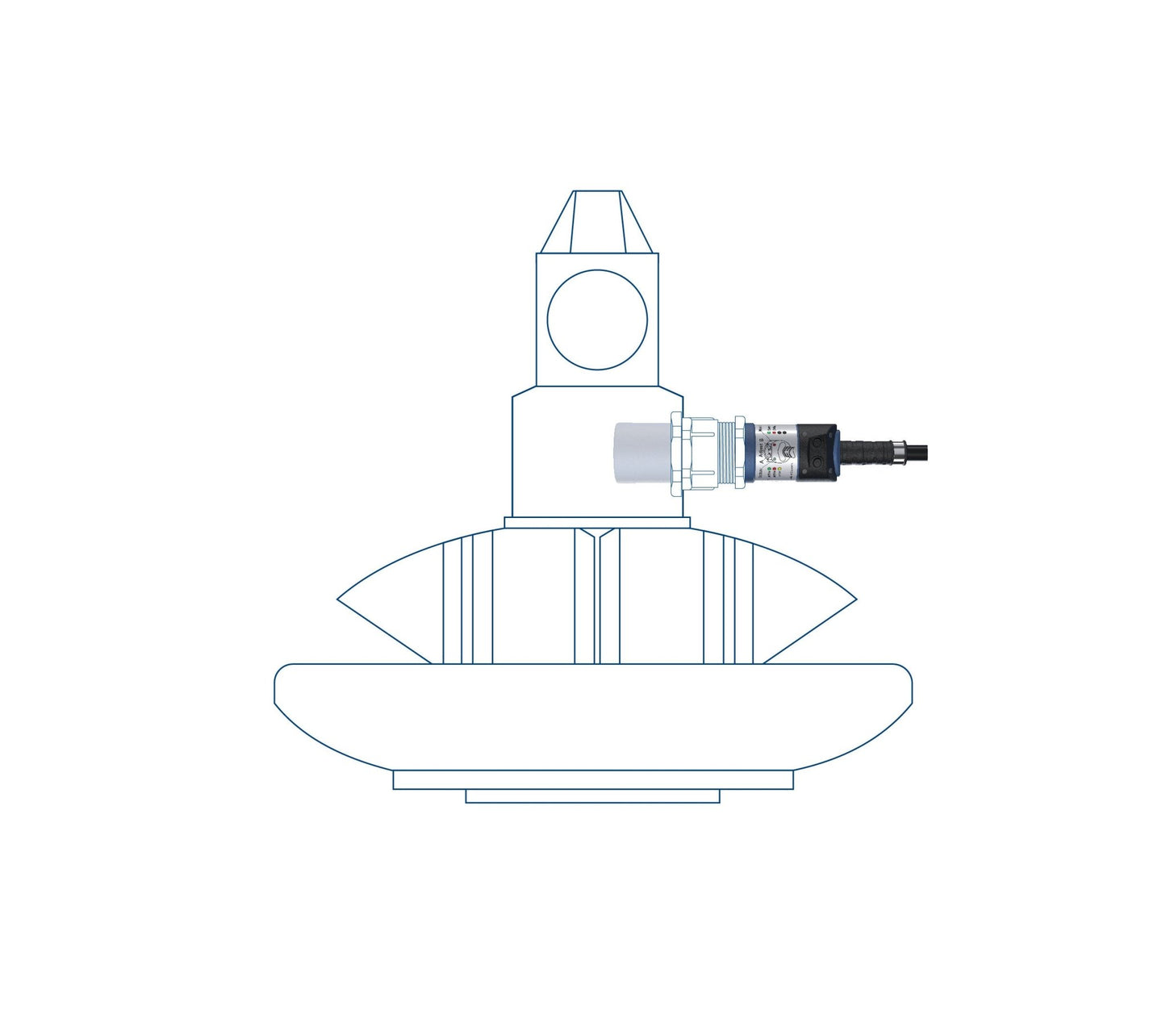 DOL Sensors DOL 43R Capacitive Sensor - 90 - 250VAC - QC Supply - 