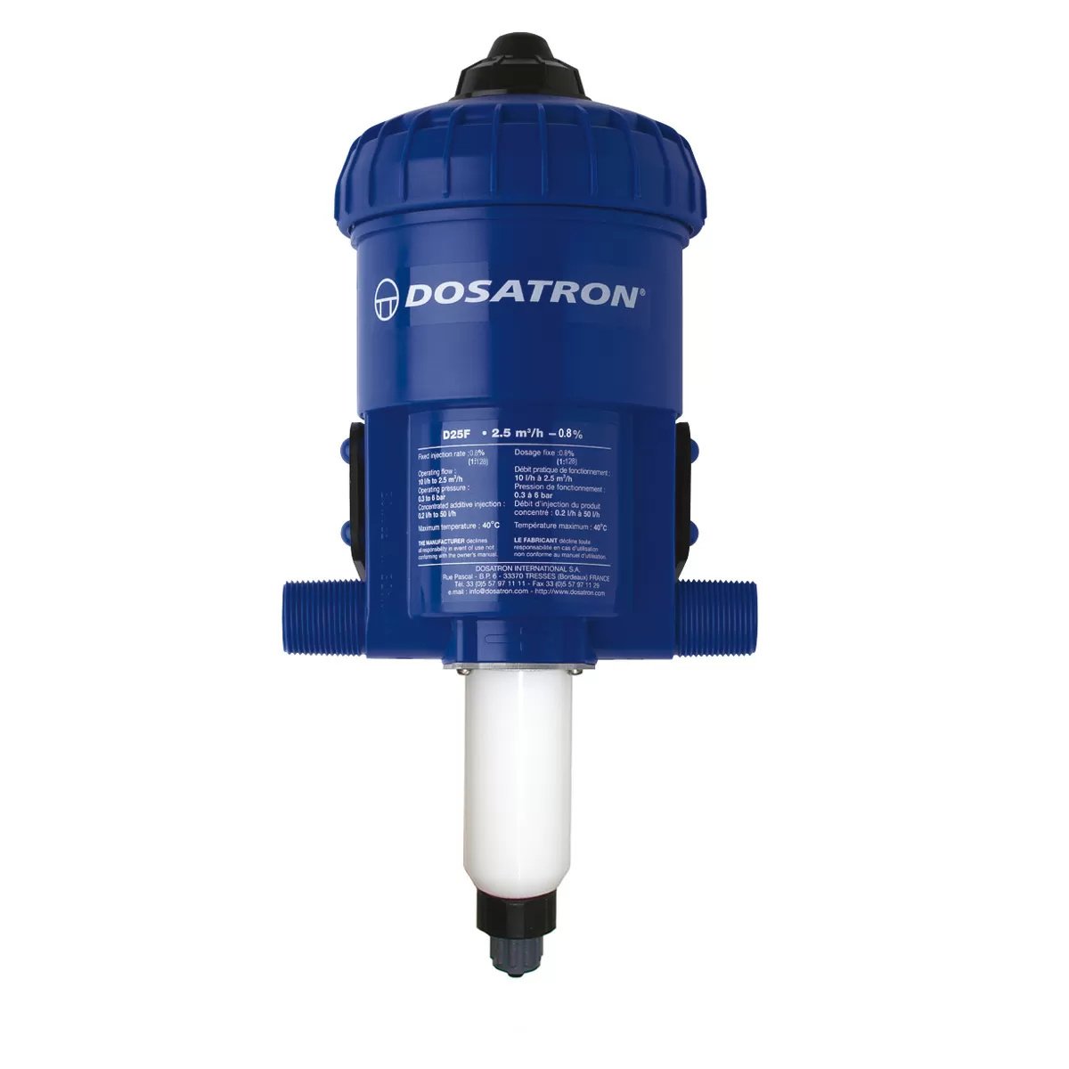 Dosatron® D25F Fixed Ratio Medicator Injector - QC Supply - 