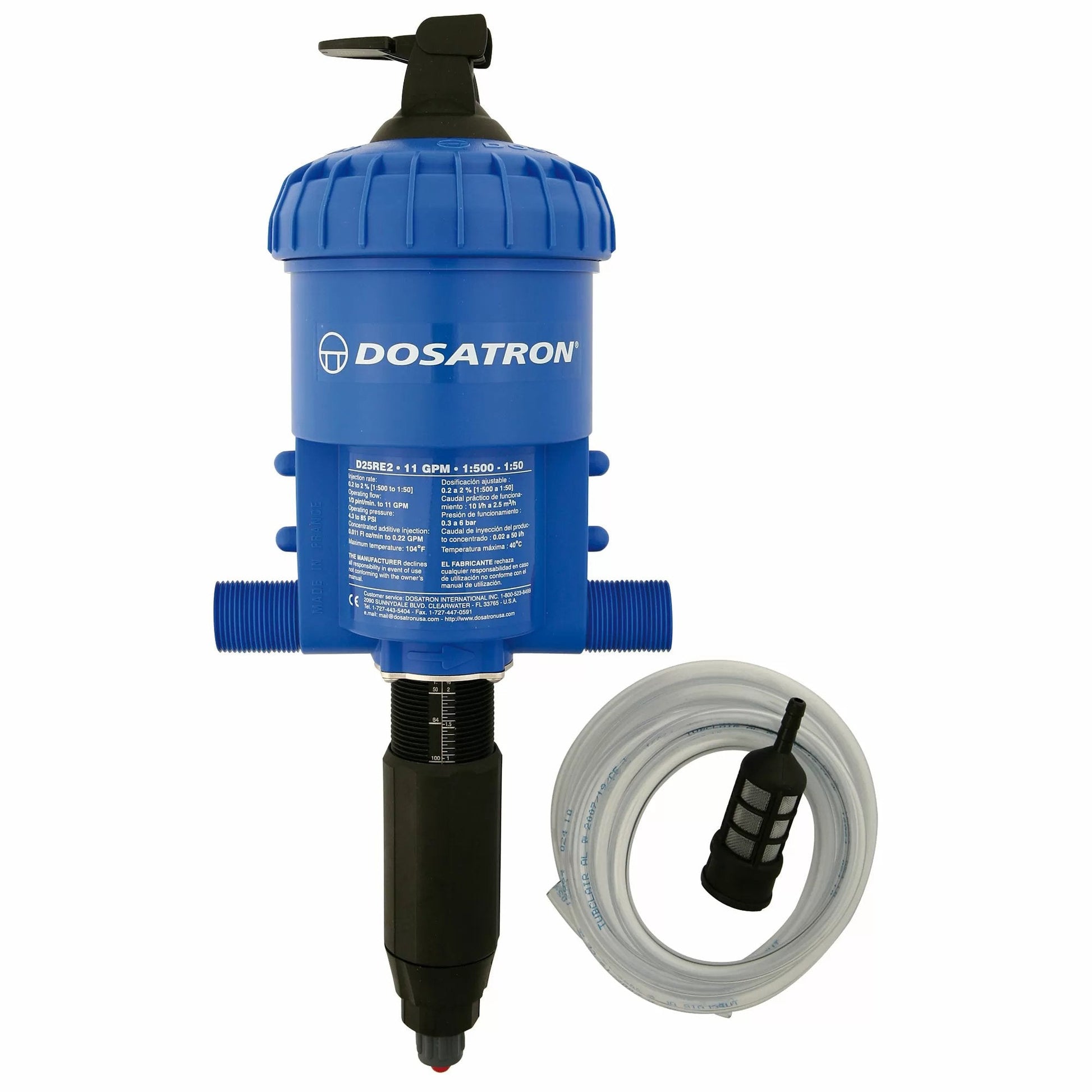 Dosatron® D25RE2 Medicator With Bypass Top - QC Supply - 