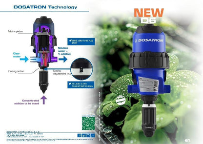 Dosatron D6MZ2 Water - Powered Dosing Pump - 26 GPM - QC Supply - 
