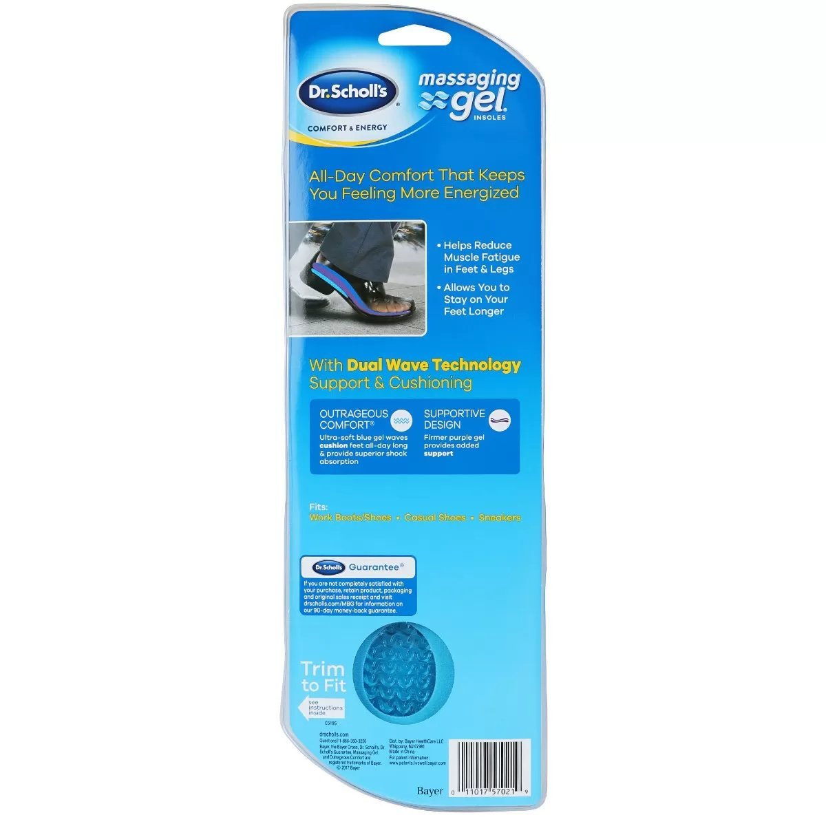 Dr. Scholl's® Massaging Gel® Insole - QC Supply - 