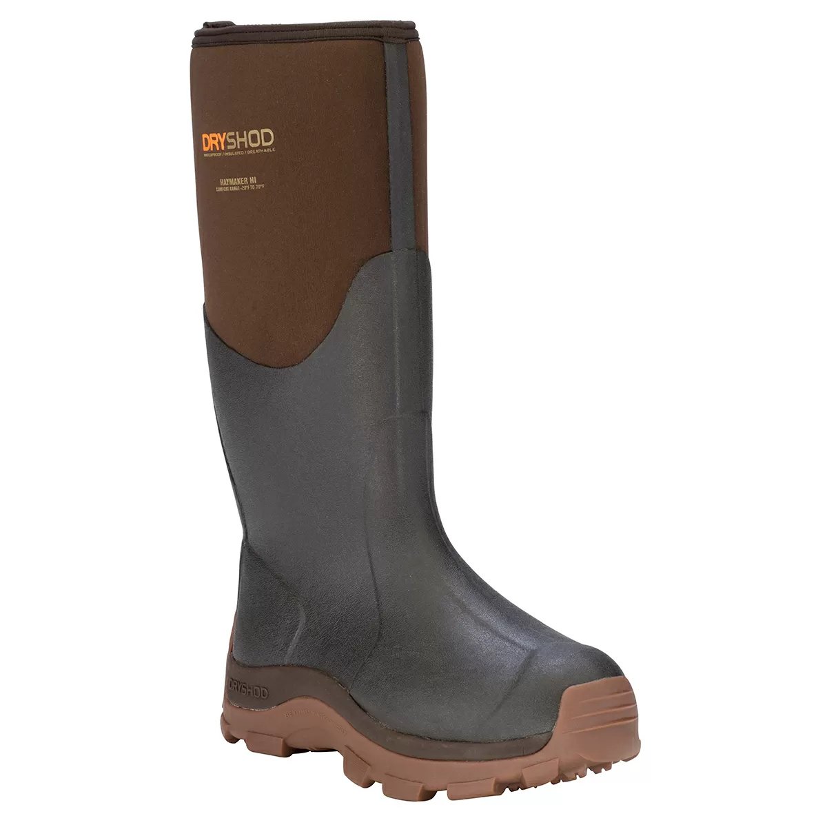 DRYSHOD® Haymaker Men's Hi Farm Boots - Brown - QC Supply - 