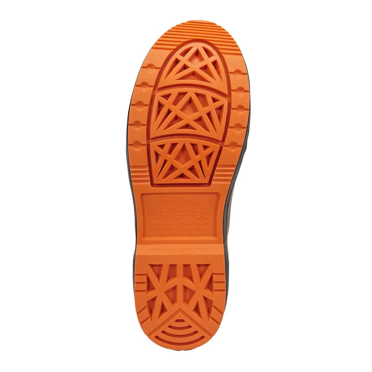 DRYSHOD® Seamonster Premium Rubber Fishing Boots - Black/Orange - QC Supply - 