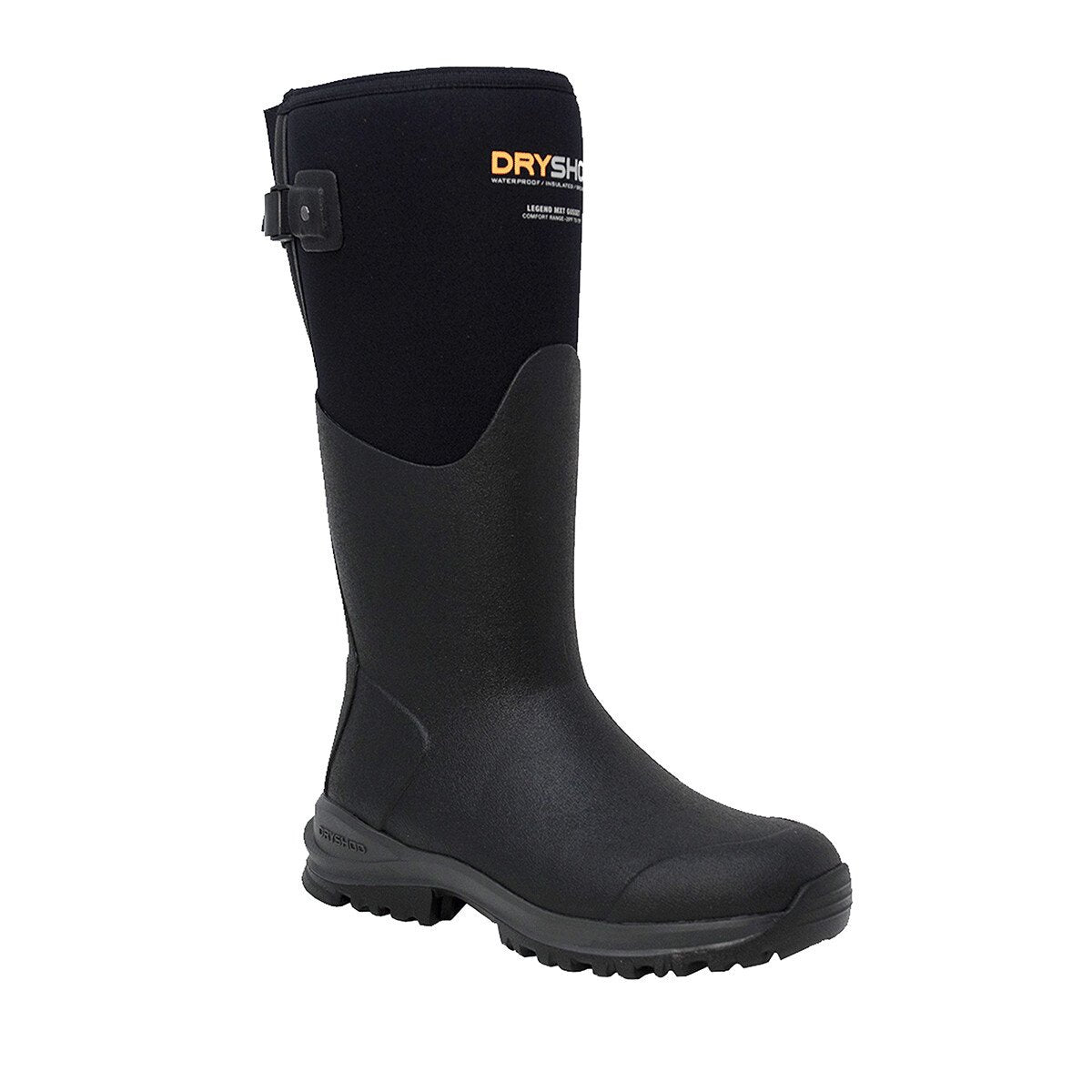 DRYSHOD® Womens Legend MXT Hi Pull On Gusset Boots - Black - QC Supply - 