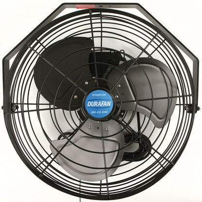 DURAFAN® Black Circulating Fan With Wide Guard - 18" - QC Supply - 