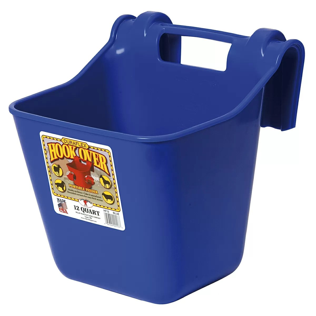 DuraFlex® 12 Quart Hook Over Feeder - QC Supply - 