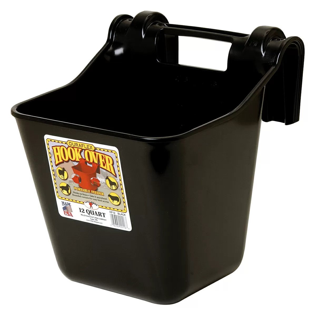 DuraFlex® 12 Quart Hook Over Feeder - QC Supply - 